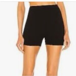 NWT LESET Rio High Waist Boyshort in Black size small